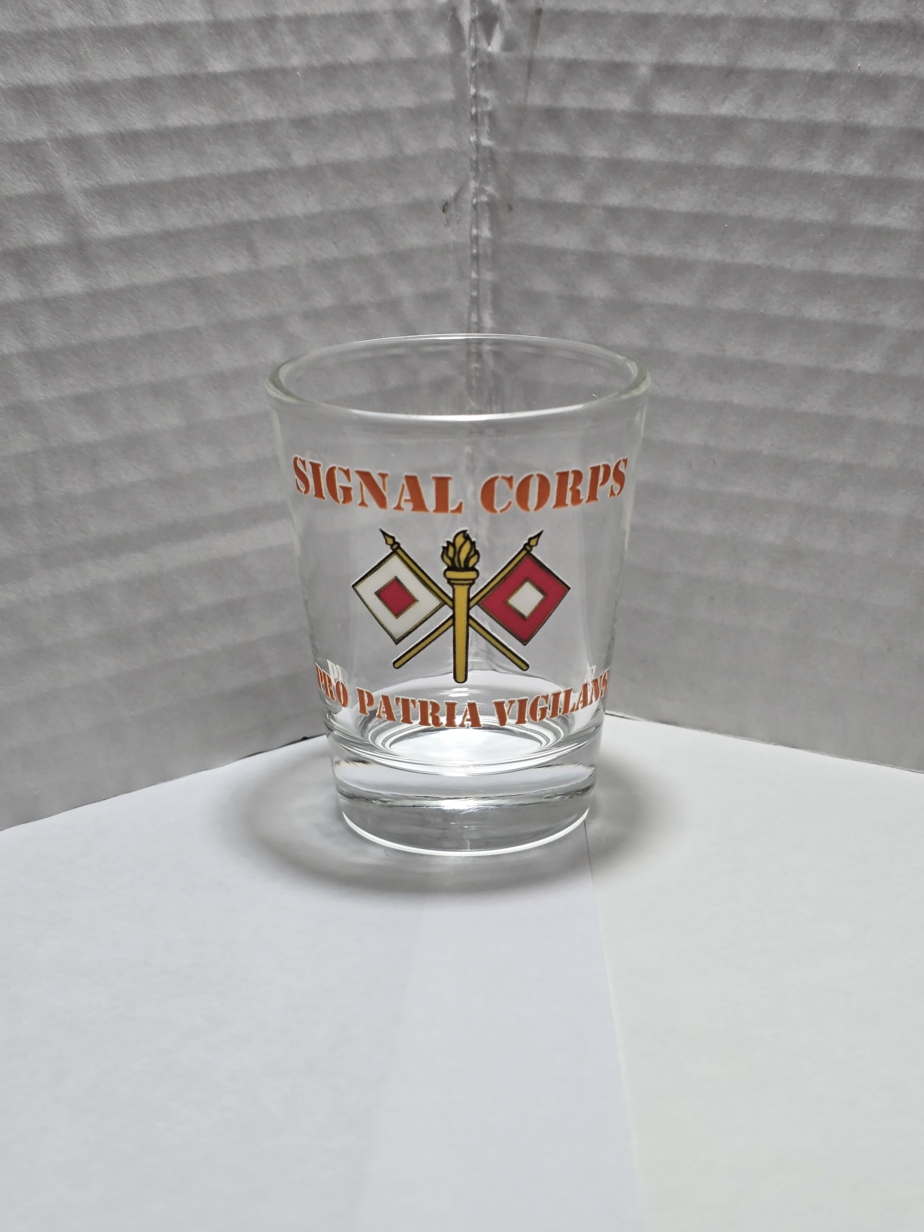 Army Branch Shot Glasses | Military | 1.6oz Glass