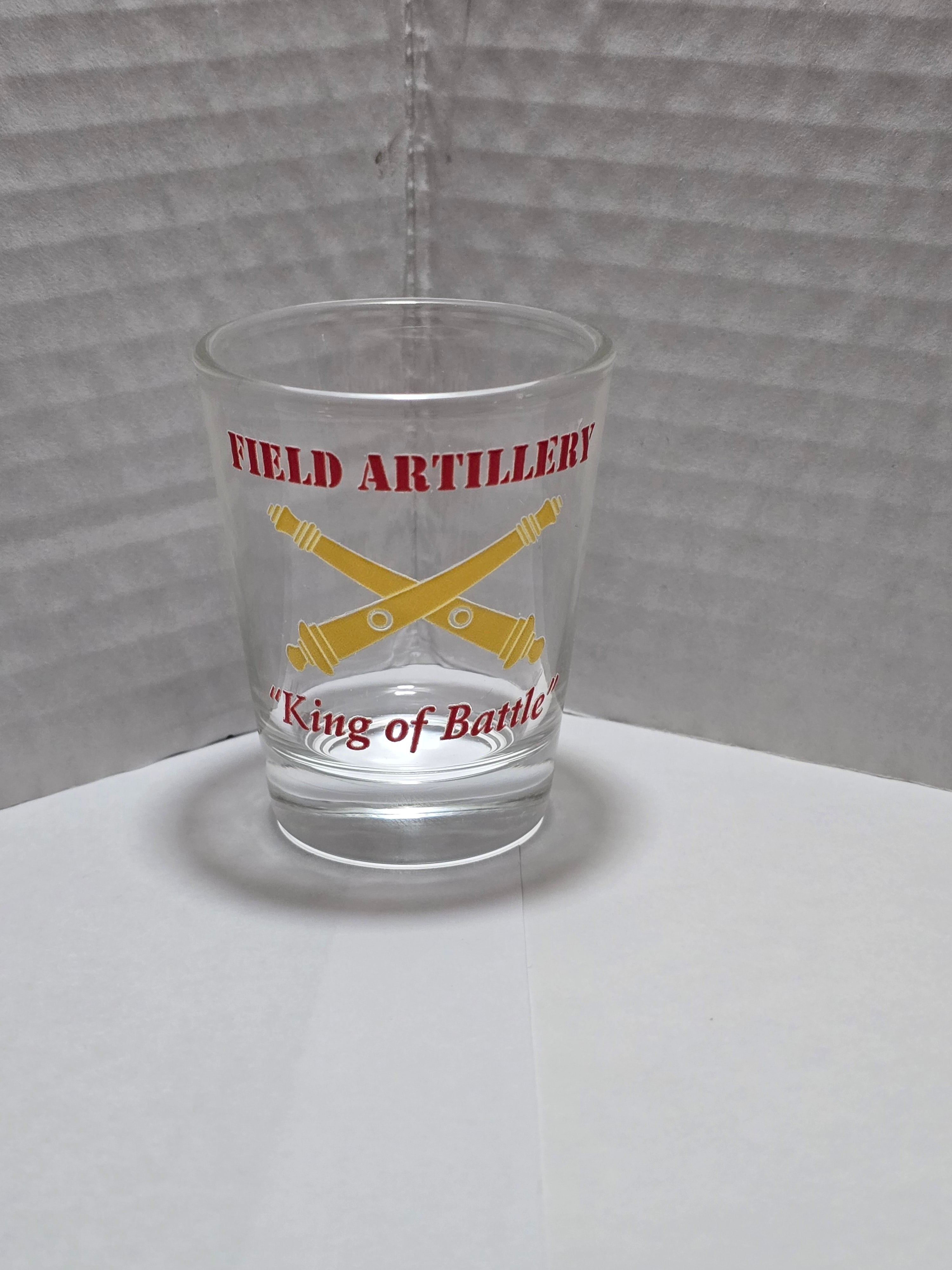 Army Branch Shot Glasses | Military | 1.6oz Glass