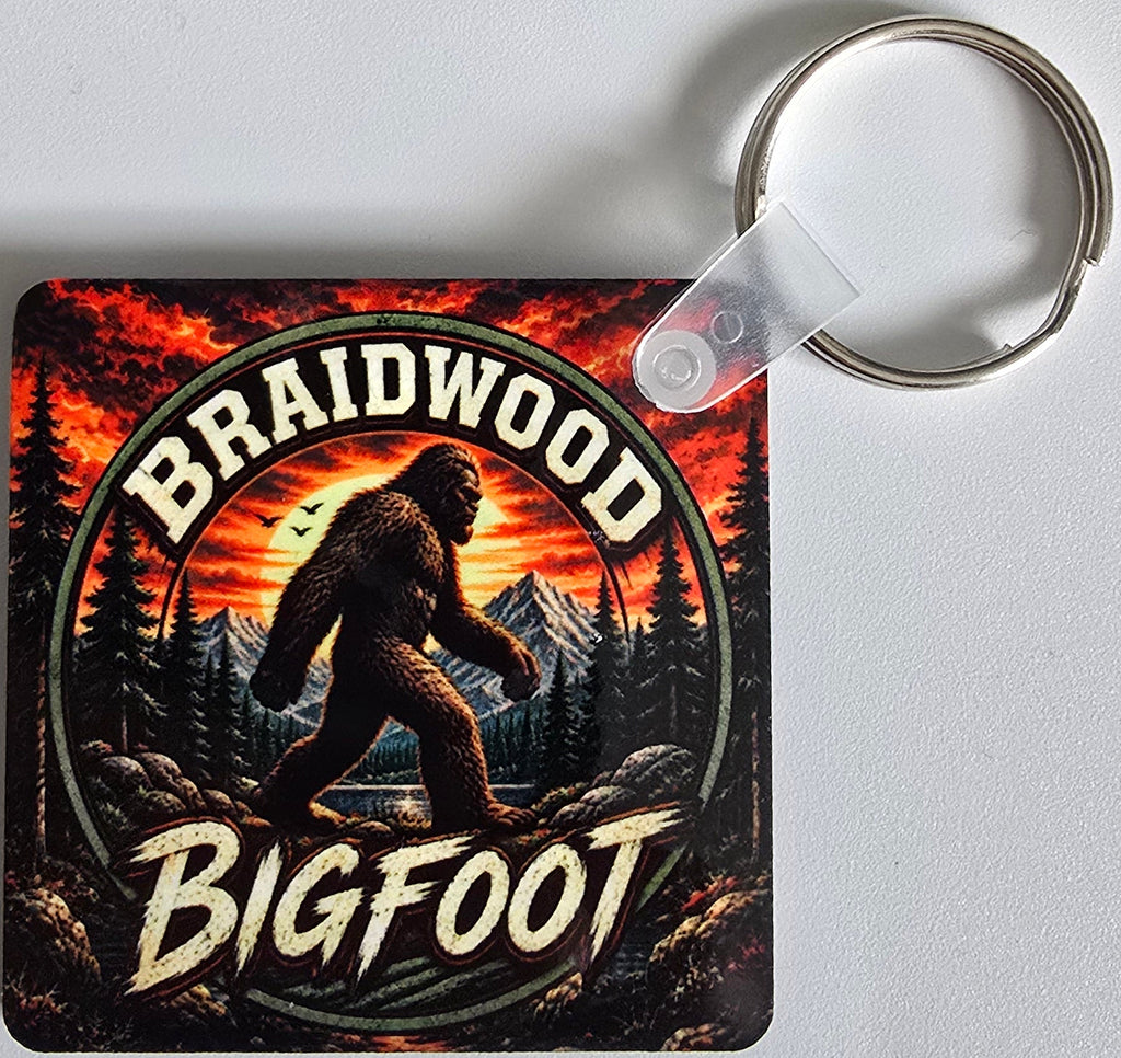 Braidwood Bigfoot Keychain V2