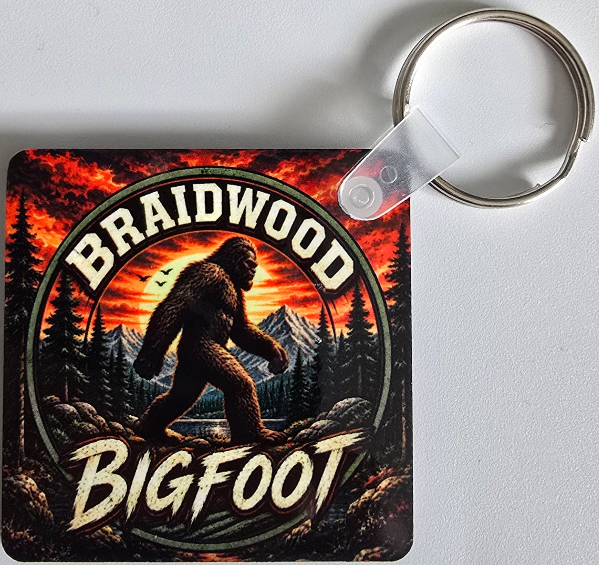 Braidwood Bigfoot Keychain V2