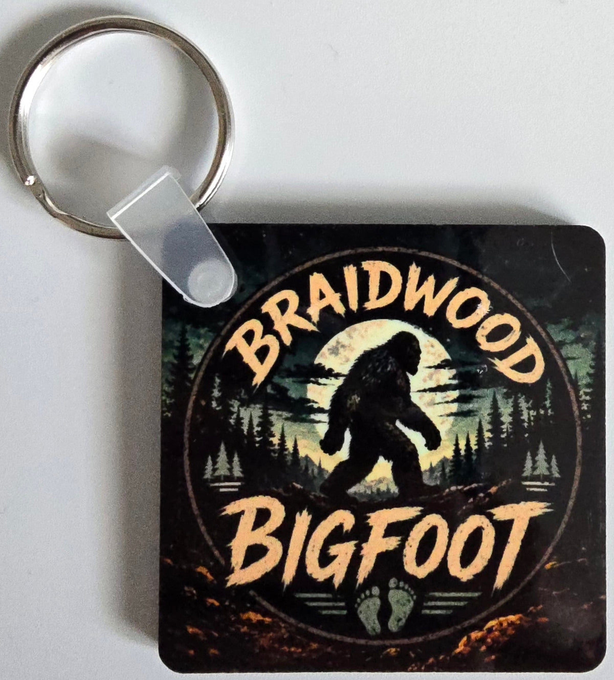 Braidwood Bigfoot Keychain V1