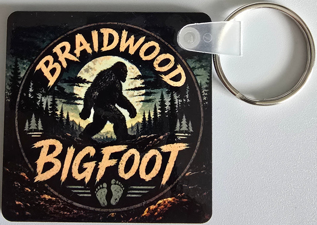 Braidwood Bigfoot Keychain V1