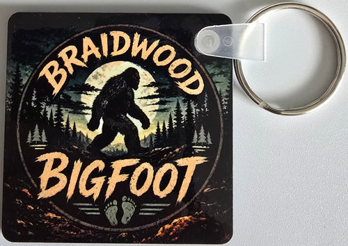 Braidwood Bigfoot Keychain V1