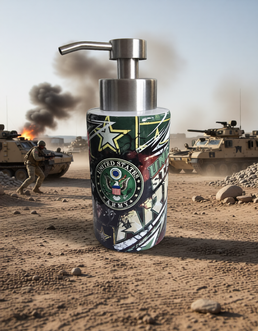 Army Hand Soap/Lotion Dispenser