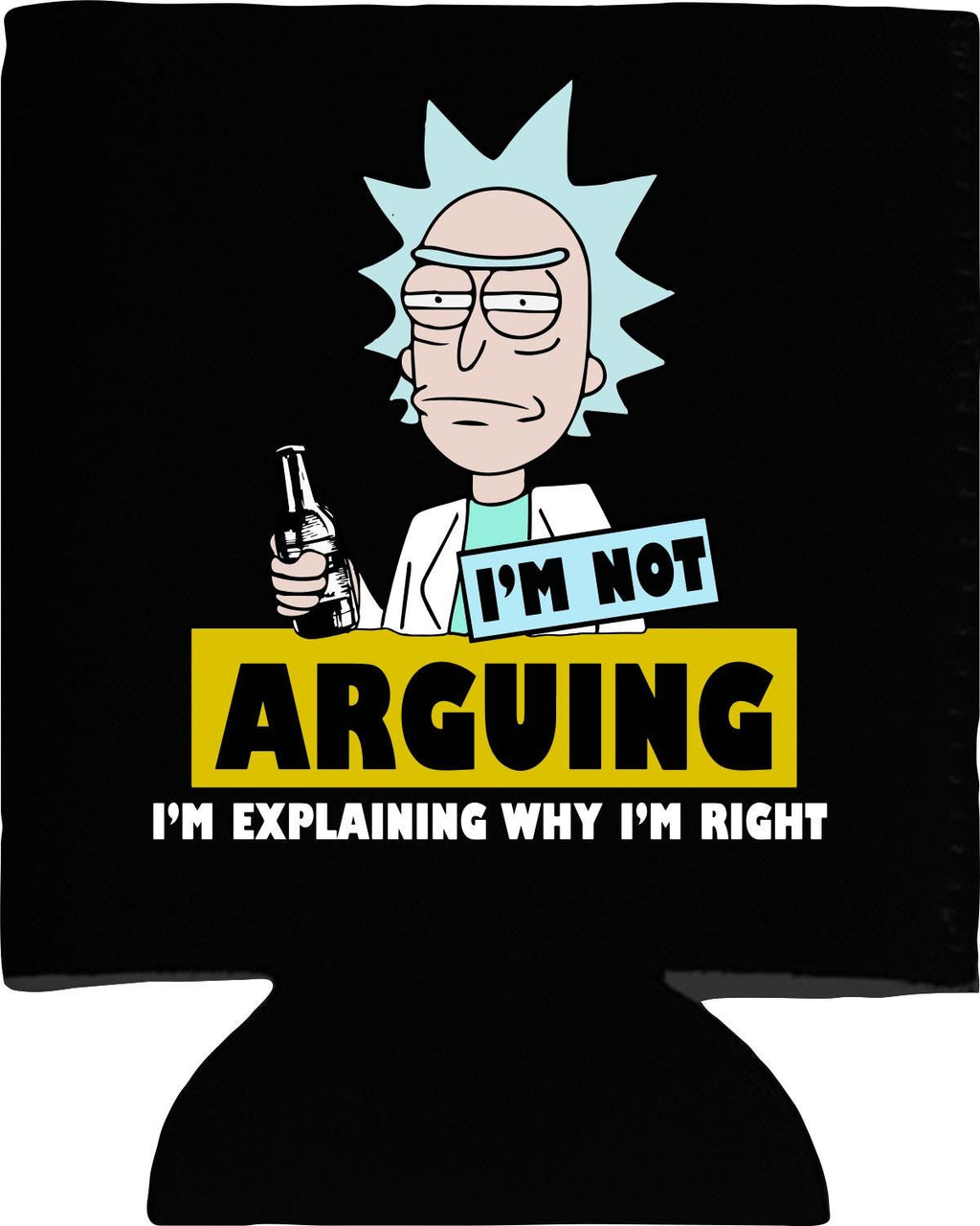 R&M Inspired Can Coolers, 3 Pack | Neoprene | Cartoon