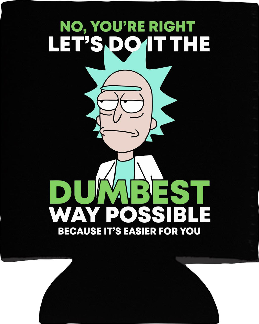 R&M Inspired Can Coolers, 3 Pack | Neoprene | Cartoon