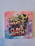 Funny Sarcastic Air Freshener (Unscented) - Want to Be on My Level
