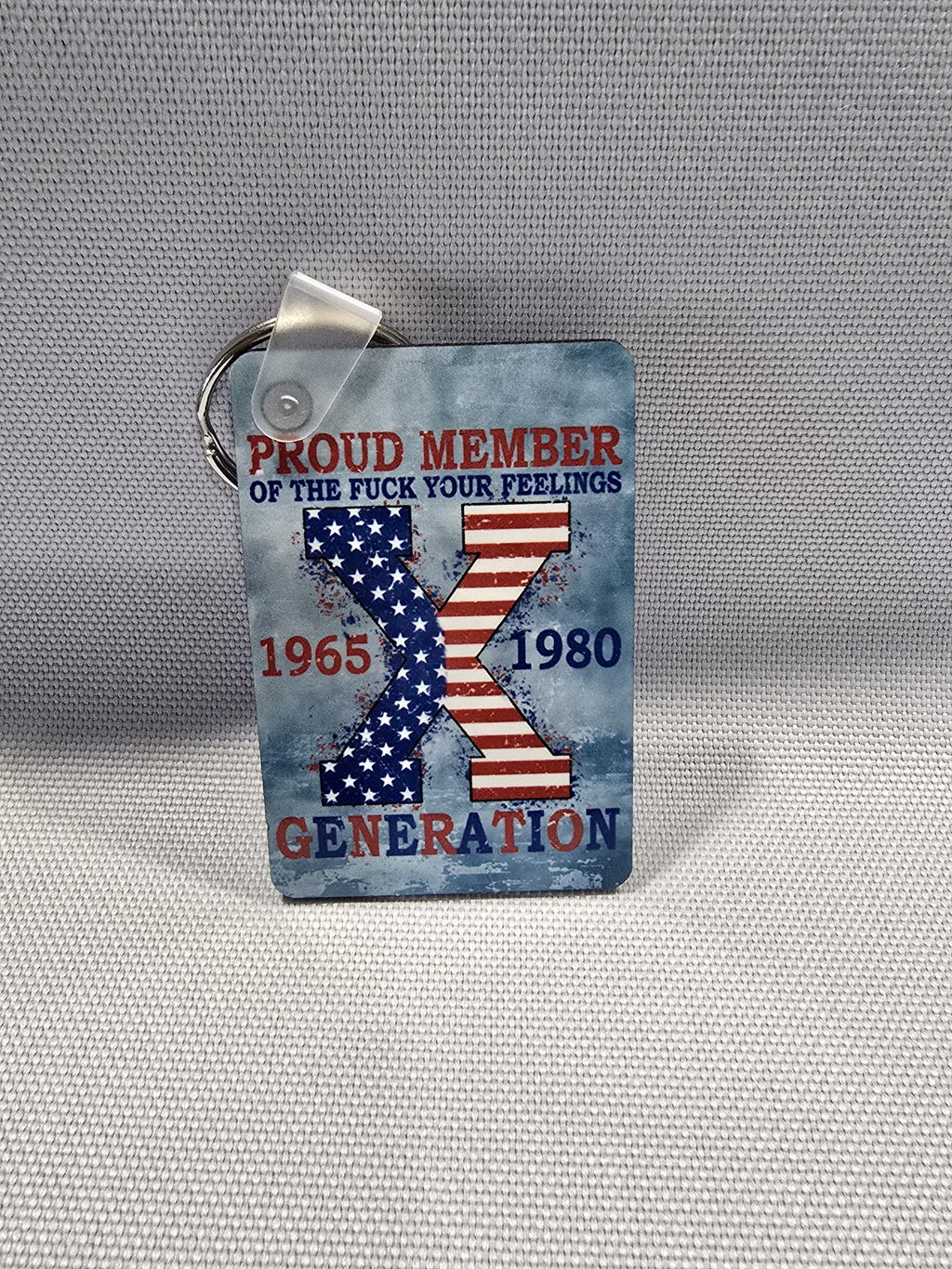 Generation X Keychain | Proud Member