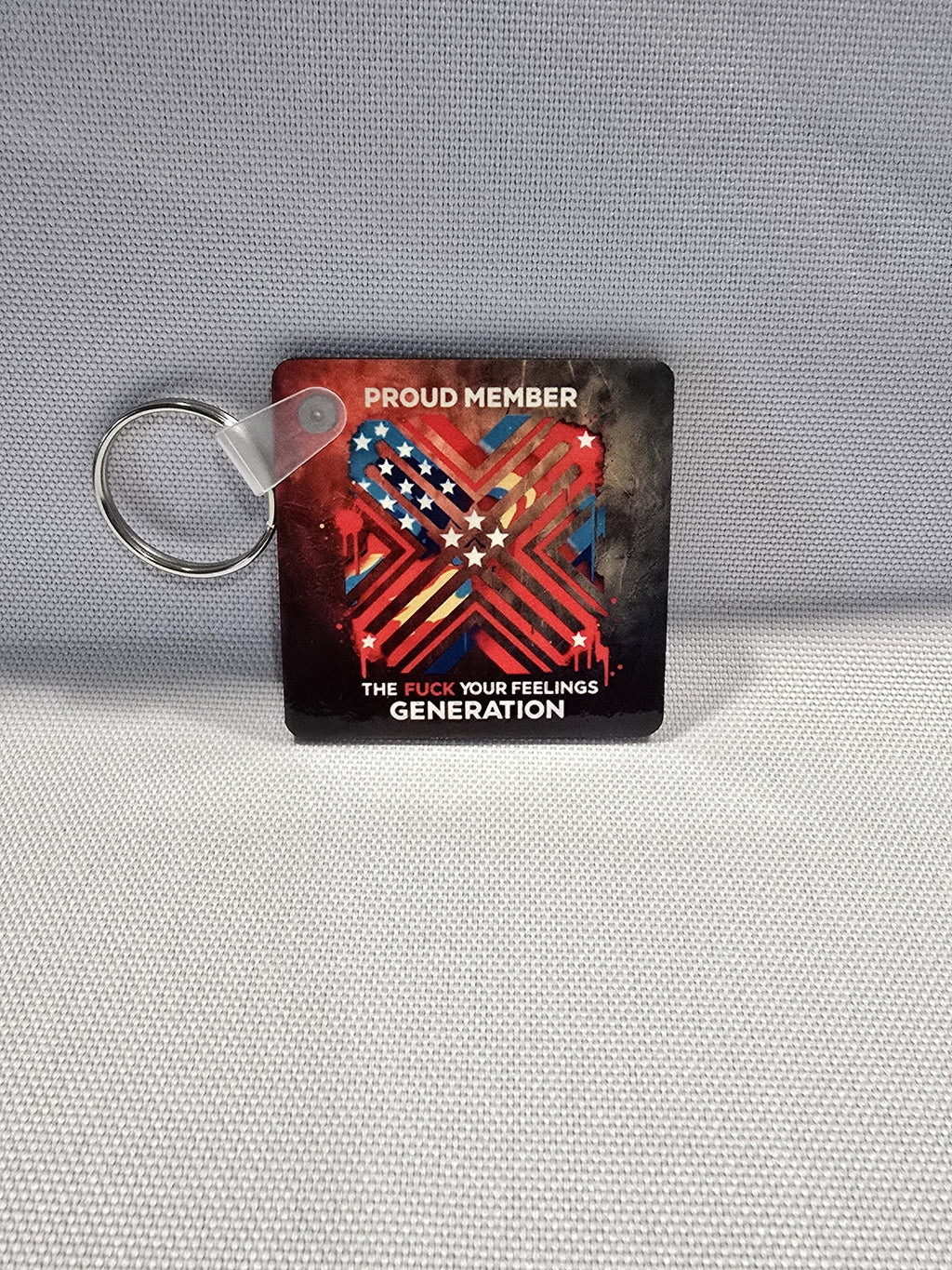 Generation X Keychain | F**K Your Feelings Generation